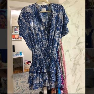 NEW MISA eloisa Blue Mini Dress (never worn)